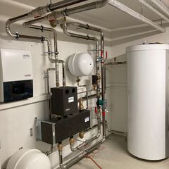 Luft-Wasser Wärmepumpe der Firma Weishaupt